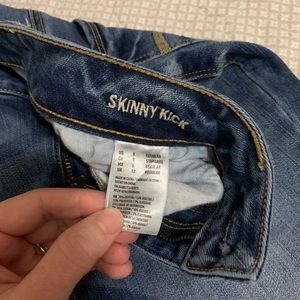 American eagle, skinny kick jeans, size 8